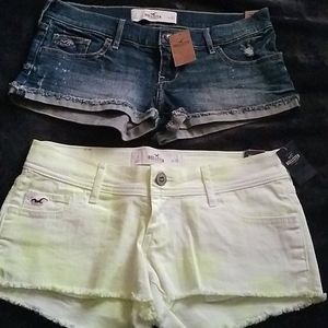 Hollister shorts bundle NWT